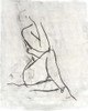 Embellished Nude Contour Sketch I Poster Print - Ethan Harper