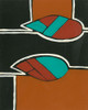 Rust and Teal Patterns VI Poster Print - Regina Moore