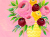 Pink Garden Flowers II Poster Print - Regina Moore