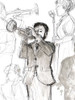 Jazz Sketchbook II Poster Print - June Erica Vess