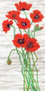 Red Poppy Panel I Poster Print - Tim OToole