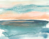 Peachy Salt Spray II Poster Print - Jennifer Goldberger