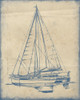 3-UP Yacht Blueprint I Poster Print - Ethan Harper
