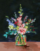 Bottle and Flowers II Poster Print - Melissa Wang