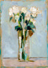 White Floral Arrangement II Poster Print - Ethan Harper