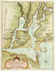 Petite Map of the Port of New York Poster Print - Unknown