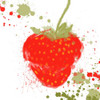 Modern Strawberry Poster Print - Irena Orlov
