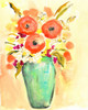 Flower Vase III Poster Print - Julia Minasian