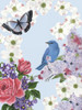 Bird Garden I Poster Print - Naomi McCavitt