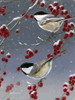 Winter Chickadees II Poster Print - Fred Szatkowski