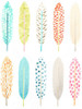 Feather Patterns I Poster Print - June Erica Vess