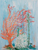 Painterly Coral I Poster Print - Olivia Brewington