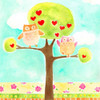 Hoots and Hearts I Poster Print - June Erica Vess