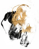 Black and Gold Splash II Poster Print - Jennifer Goldberger