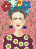 Frida Floral I Poster Print - Regina Moore