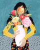 Flower Vase Girl II Poster Print - Grace Popp