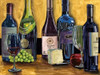 Still Life with Wine II Poster Print - Melissa Wang