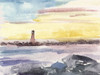 Watercolor Views II Poster Print - Melissa Wang