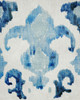 Sapphire Ikat II Poster Print - Chariklia Zarris