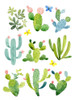 Happy Cacti Poster Print - Jane Maday
