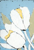 White Tulip Triptych I Poster Print - Jade Reynolds