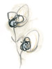Monochrome Floral Study IX Poster Print - June Erica Vess