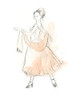 Blush and Grey Fashion IV Poster Print - June Erica Vess
