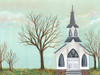Country Church II Poster Print - Regina Moore