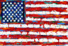 Dramatic Stars and Stripes Poster Print - Carolee Vitaletti