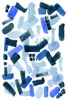 Cerulean Strokes I Poster Print - Grace Popp