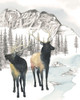 Winter Elk II Poster Print - Grace Popp