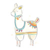 Blockprint Llama III Poster Print - June Erica Vess