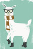 Bundle Up Llama II Poster Print - June Erica Vess