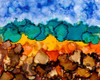Autumn Terrain I Poster Print - Regina Moore