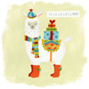 Fa-la-la-la Llama I Poster Print - June Erica Vess