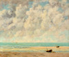 The Calm Sea Poster Print - Gustave Courbet