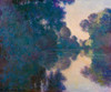 Morning on the Seine near Giverny Poster Print - Claude Monet