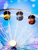 Carnival Blues III Poster Print - Sylvia Coomes