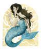 Deco Mermaid III Poster Print - Grace Popp