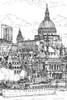 BandW City Scene X Poster Print - Melissa Wang