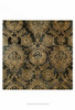Golden Damask IV Poster Print - Jennifer Goldberger