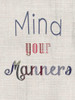 Manners IV Poster Print - Alicia Ludwig