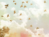 Golden Flight I Poster Print - Jennifer Goldberger