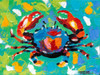 Seaside Crab I Poster Print - Carolee Vitaletti