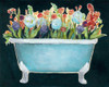 2-Up Bathtub Garden I Poster Print - Grace Popp