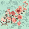 Cherry Blossom Shadows I Poster Print - Grace Popp
