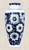 Blue and White Vase V Poster Print - Unknown