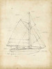 Sailboat Blueprint III Poster Print - Ethan Harper
