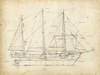 Sailboat Blueprint II Poster Print - Ethan Harper