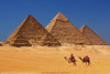 Pyramids of Giza Egypt Poster Print